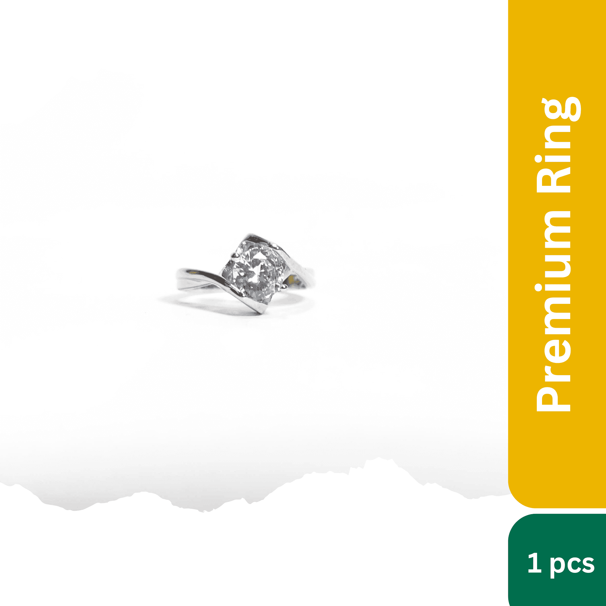 Womens Crystal Diamond Look Ring With Box Heart Shape Party Ring For Girls 4 Womens Crystal Diamond Look Ring With Box Heart Shape Party Ring For Girls 4